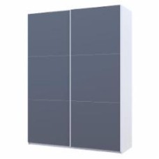 Шкаф-купе Doros G-Caiser 2 ДСП / 3 части 2400х1800х600 мм белый