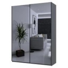 Шкаф-купе Doros G-Caiser Графит 2 Зеркала 2400х1800х600 мм графит