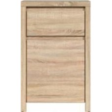 Тумба под ТВ BRW Kaspian 490x770x405 мм дуб сонома (S128-KOM1D1SP-DSO/DSO)