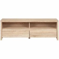Тумба под ТВ BRW Koen 2 2ш 1435x485x475 мм дуб каньон монумент/песчаный глянец (S337-RTV2S/143-DAMO/PIP)