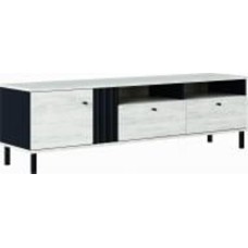 Тумба под ТВ Світ Меблів 1Д2Ш Тео 1650x490x400 мм антрацит