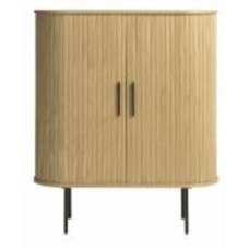 Комод Unique Furniture NOLA 1000x1180x400 мм черный/дуб натуральный (46242780 )
