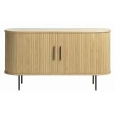 Комод Unique Furniture NOLA 1400x760x450 мм черный/дуб натуральный (46232780 )