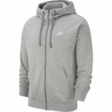 Джемпер Nike M NSW CLUB HOODIE FZ FT BV2648-063 р. XL серый