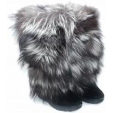 Ботинки Oscar Afterski Boots Leather Black-Silver KIM-Bla р.36 черный