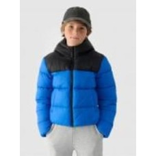 Пуховик для хлопчиків зимовий 4F DOWN JACKET M462 4FJWAW24TDJAM462-36S р.140 синий