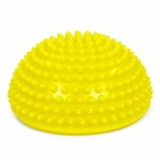 Балансир EasyFit полусфера массажная мягкая 16 см желтый (ef-bp16y)