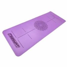 Коврик для йоги и фитнеса EasyFit 184х68х0,5 см каучук 5 мм фиолетовый