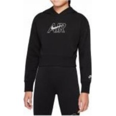 Джемпер Nike Air Crop Hoodie DM8372-010 р.L черный