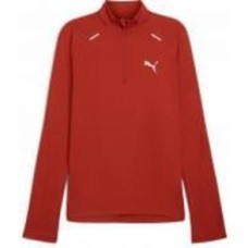 Джемпер Puma RUN CLOUDSPUN 1/4 ZIP 52578163 р.S красный