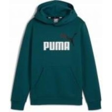 Джемпер Puma ESS+ 2 COL BIG LOGO HOODIE FL B 58698708 р.152 зеленый