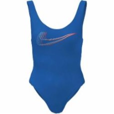 Купальник Nike Swim U-back Multi Logo NESSC250-416 р.M синий