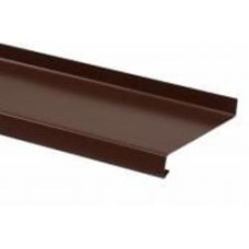 Отлив оконный Alum Tide 2000х140 мм коричневый