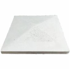 Крышка на столб классическая Гладкая 450x450x75 мм серый Вилес