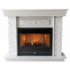 Каминокомплект ASTRA FLAME Нук White + Гефест