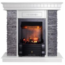 Каминокомплект ASTRA FLAME Манітоба Grey + Прометей