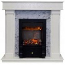 Каминокомплект ASTRA FLAME Артемида WHITE + Прометей