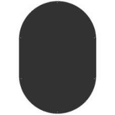 Лист защитный STEEL CHARACTER на пол для печи и камина с полукругами 500х1200х1,5 мм