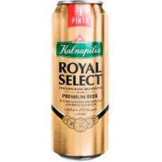Пиво Kalnapilis Royal Select светлое фильтрованное ж/б 5,6% 0,568 л