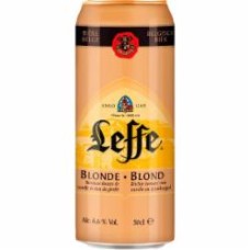 Пиво Leffe Blonde светлое фильтрованное ж/б 6,4% 0,5 л