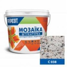 Декоративная штукатурка мозаичная Ферозит Мозаика С-038 1,6 мм 14 кг Декоративная штукатурка мозаичная Ферозит Мозаика С-038 1,6 мм 14 кг