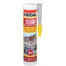 Герметик силиконовый SOUDAL универсальный серый 280 мл