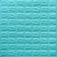 3D-панель Sticker Wall кирпич бирюзовый 700х770х5 мм (02-5)