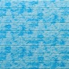 3D-панель с ПВХ самоклеящаяся Sticker Wall мрамор голубой 700х770х5 мм (65)
