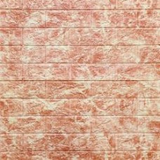 3D-панель с ПВХ самоклеящаяся Sticker Wall мрамор красный 700х770х5 мм (066-5)