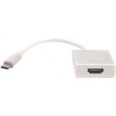 Переходник PowerPlant USB Type-C – HDMI 0,15 м серебристый (DV00DV4065)