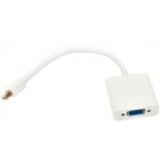 Кабель PowerPlant VGA – mini DisplayPort 0,15 м белый (KD00AS1281)