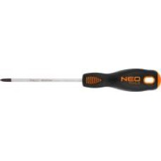 Отвертка NEO tools крестовая PH1 x 100 мм, CrMo 04-022