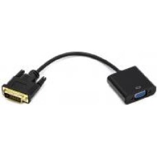 Переходник PowerPlant DVI-D M – VGA F 0.15 м черный