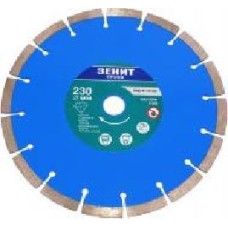 Диск алмазный отрезной Зенит сегментный 230x2,2x22,2 гранит, мрамор, кирпич, бетон, керамика, шифер, черепица 16110230 Диск алмазный отрезной Зенит сегментный 230x2,2x22,2 гранит, мрамор, кирпич, бетон, керамика, шифер, черепица 16110230