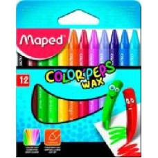 Карандаши восковые Color Peps Wax Crayons 12 цветов Maped