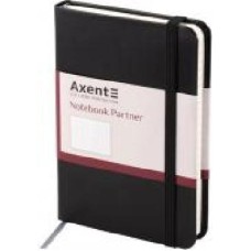 Книга для записей Partner, 95 * 140, 96л, клет, черная Axent