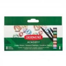 Набор маркеров Derwent Academy Metallic Markers 8 шт. 98212 разноцветный