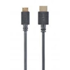 Кабель Cablexpert HDMI – mini 3 м черный (CC-HDMI4C-10) HDMI V.1.4 вилка-C (mini) с позолоченными контактами