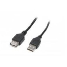 Кабель Maxxter 3 м черный (U-AMAF-10) USB2.0 AM/AF