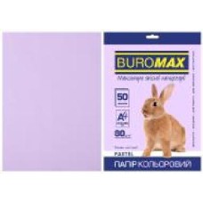 Бумага офисная цветная Buromax A4 80 г/м Pastel 50 листов BM.2721250-39 лавандовый