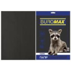 Бумага офисная цветная Buromax A4 80 г/м Dark 50 листов BM.2721450-01 черный