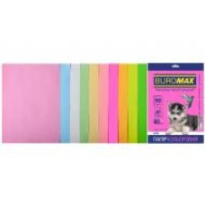 Бумага офисная цветная Buromax A4 80 г/м Pastel + Neon 50 листов BM.2721750-99 разноцветный