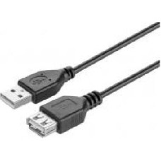 Дата-кабель Patron USB 2.0 AM – AF 1,8 м Black (CAB-PN-AMAF-18F) CAB-PN-AMAF-18F