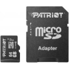 Карта памяти Patriot microSD 64 ГБ Class 10 (PSF64GMCSDXC10) UHS-1