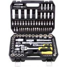 Набор головок торцевых MasterTool CrV 1/4”-1/2” с трещоткой 108 шт. 78-5108