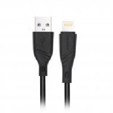 Кабель Maxxter USB 2.0 А-папа/Lightning 2 м черный (UB-L-USB-02-2m)