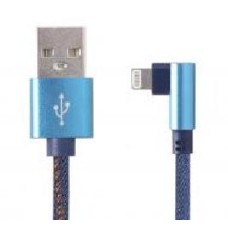 Кабель Cablexpert угловой USB 2.0 А-папа/Lightning 1 м синий (CC-USB2J-AMLML-1M-BL)