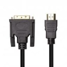 Кабель видео и питания PowerPlant HDMI (M) – DVI (M) 1 м черный (CA912568)