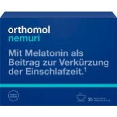 Ортомол Nemuri здоровий сон пакетики з порошком, курс 30 днів пакетик