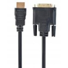 Кабель Maxxter V-HDMI-DVI-1M, HDMI на DVI 1 м черный (V-HDMI-DVI-1M)